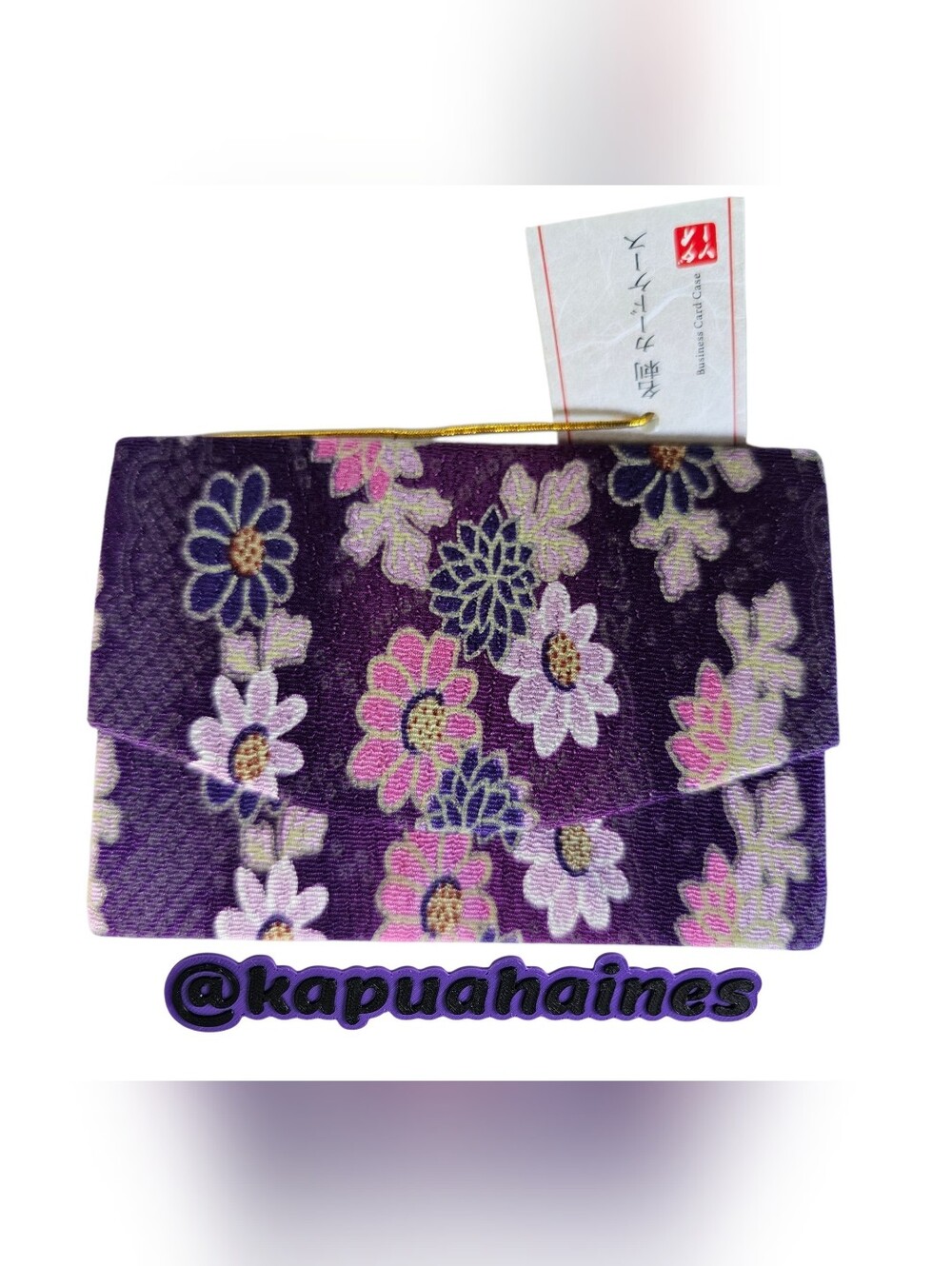Japanese Floral Card Case